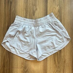 Lululemon Hotty Hot Lined Shorts - Size 12 in Light Blue